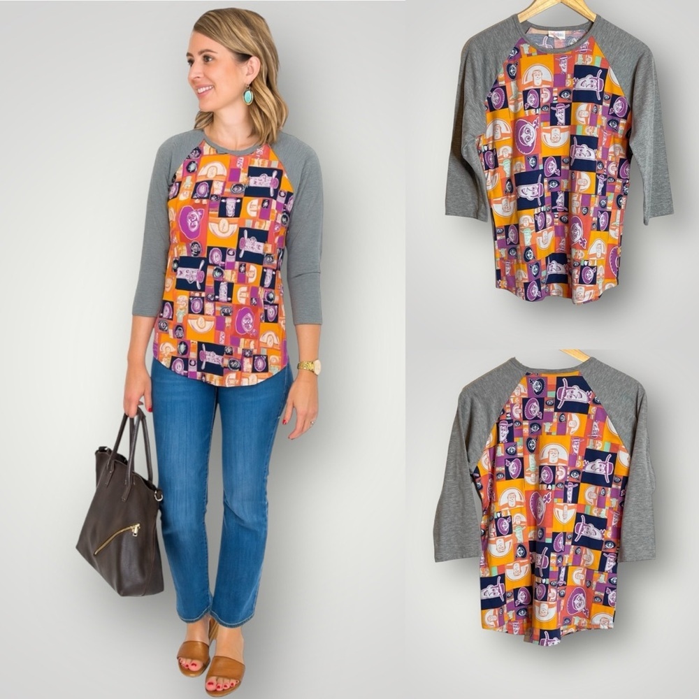 Lularoe Randy Baseball Shirt Size Medium Toy Story Buzz Woody Fits